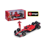 Bburago 26809 1/24 2023 Ferrari SF23 with Leclerc Driver Figurine No.16