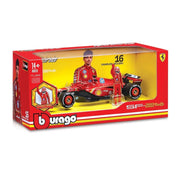 Bburago 26823L 1/24 Ferrari SF-24 2024 No.16 Charles Leclerc with Figure