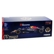 Bburago 28030V 1/24 2023 F1 Red Bull Racing RB-19 No.1 Verstappen Champion in Showcase