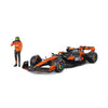 Bburago 28040N 1/24 McLaren MCL38 2024 No.4 Lando Norris with Figure