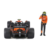 Bburago 28040N 1/24 McLaren MCL38 2024 No.4 Lando Norris with Figure