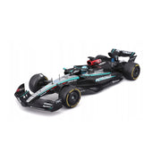 Bburago 28063R 1/24 Mercedes W15 2024 No.63 George Rusell with Helmet and Showcase