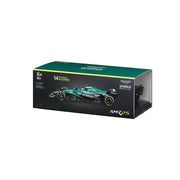 Bburago 28070A 1/24 Aston Martin AMR 25 No.14 Fernando Alonso with Helmet and Showcase