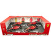 Bburago 36848 1/43 Ferrari No.16 Leclerc 4 piece Gift Pack