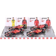 Bburago 36848 1/43 Ferrari No.16 Leclerc 4 piece Gift Pack