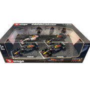 Bburago 38092 1/43 Red Bull No.1 Verstappen 4 piece Gift Pack