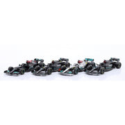 Bburago 36848 1/43 Ferrari No.16 Leclerc 4 piece Gift Pack