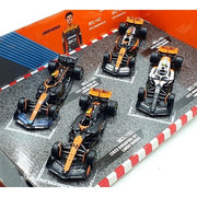 Bburago 38096 1/43 McLaren No.4 Norris 4 piece Gift Pack
