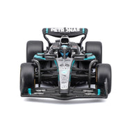 Bburago 38238R 1/43 Mercedes W16 No.63 George Russell with Helmet and Showcase