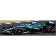 Bburago 38251A 1/43 Aston Martin AMR 25 No.14 Fernando Alonso with Helmet and Showcase