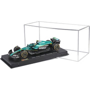 Bburago 38251A 1/43 Aston Martin AMR 25 No.14 Fernando Alonso with Helmet and Showcase