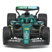 Bburago 38251S 1/43 Aston Martin AMR 25 No.18 Lance Stroll with Helmet and Showcase