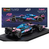 Bburago 38258G 1/43 BWT Alpine A525 No.10 Pierre Gasley with Helmet and Showcase