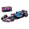 Bburago 38258G 1/43 BWT Alpine A525 No.10 Pierre Gasley with Helmet and Showcase