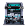 Bburago 38452 1/43 2024 No.63 George Russell Mercedes AMG Pit Pass Competition Set