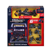 Bburago 38453 1/43 2024 Red Bull No.1 Max Verstappen Pit Pass Competition Set