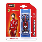 Bburago 56801L 1/64 Ferrari F1 No.16 Charles Leclerc 2025 Season Car