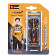 Bburago 58001N 1/64 Race McLaren MCL39 No.4 Lando Norris 2025 Season Car