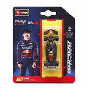 Bburago 58003T 1/64 Race Red Bull RB21 No.22 Yuki Tsunoda 2025 Season Car