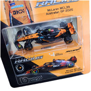 Bburago F1 1/64 Premium 2025 McLaren MCL39 w/Collector Box No.4 Lando Norris