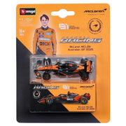 Bburago F1 1/64 Premium 2025 McLaren MCL39 w/Collector Box No.81 Oscar Piastri