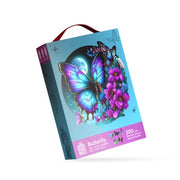 Escape Welt Butterfly Flowers 500pc Wooden Jigsaw Puzzle