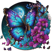 Escape Welt Butterfly Flowers 500pc Wooden Jigsaw Puzzle