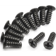 Blackzon 540158 Countersunk Self Tapping Screws KBHO2.6x8mm 12pcs