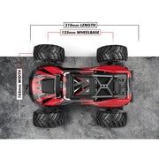 Blackzon 540290 Spryte MT Turbo 1/20 4WD Monster Truck Red