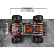 Blackzon 540291 Spryte ST Turbo 1/20 4WD Monster Truck Orange