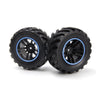 Blackzon BZ540325 Spryte Wheels/Tires Assembled (Black/Blue)