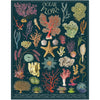 Cavallini Ocean Flora 1000pc Jigsaw Puzzle
