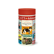 Cavallini Vintage Cats 1000pc Jigsaw Puzzle