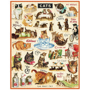 Cavallini Vintage Cats 1000pc Jigsaw Puzzle