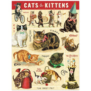 Cavallini Vintage Cats 240pc Jigsaw Puzzle
