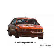 Carrera 27857 Evolution 132 BMW 635 CSI Jagermeister H.J.Stuck No.6 Gruppe A 1984 Slot Car