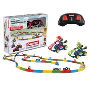 Carrera 430015 2.4GHz Radio Controlled Mini Mario Kart Racing Set Mario & Luigi