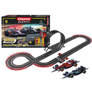 Carrera 1/43 Formula Track Attack F1 Ferrari/Mercedes Set with 5.3m Track Wireless
