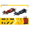 Carrera 1/43 Formula Track Attack F1 Ferrari/Mercedes Set with 5.3m Track Wireless