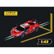Carrera 64284 GO!!! Ferrari 296 GT3 AF Corse No.21 IMSA Weathertech GTD 2024 Slot Car