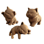 Cartonic Kittens Trio 3D Puzzle