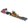 Diecast Masters 84419 1/87 Peterbilt Model 579 UltraLoft Tandem Tractor with Lowboy Trailer and Cat D5M Dozer