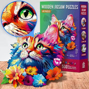 Escape Welt Cat 300pc Wooden Jigsaw Puzzle