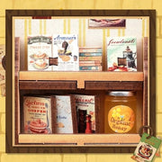 CuteBee Cooking Bookstore DIY Book Nook Kit