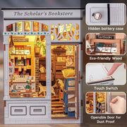 CuteBee The Scholar's Bookstore DIY Book Nook Kit