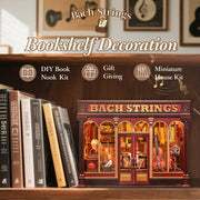 CuteBee Bach String DIY Book Nook Kit