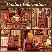CuteBee Bach String DIY Book Nook Kit