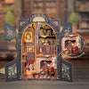 CuteBee Count Cat's Study DIY Book Nook Kit