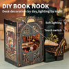 CuteBee Count Cat's Study DIY Book Nook Kit
