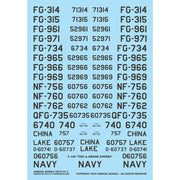 Caracal Models 72155 Lockheed F-104 F-104 Test & Drone Zippers